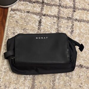 Monat Black Toiletry Bag for Men